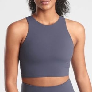 Athleta Conscious Crop Top Medieval Violet Large